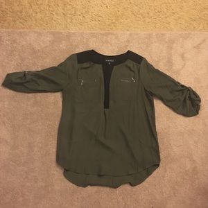 My Michele olive blouse